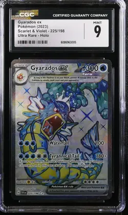 Gyarados ex 225/198 CGC 9 Mint Scarlet & Violet Pokemon Ultra Rare Holo - Image 2