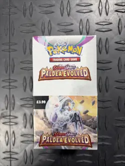 Pokemon TCG Scarlet & Violet Paldea Evolved Half Booster Box 18 Packs Sealed ✅ - Image 1