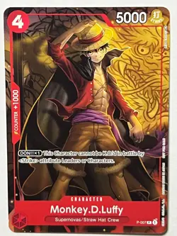 Monkey.D.Luffy P-007 PROMO Tournament Pack Vol. 1 One Piece English - Image 1