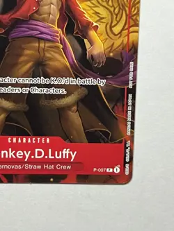 Monkey.D.Luffy P-007 PROMO Tournament Pack Vol. 1 One Piece English - Image 5
