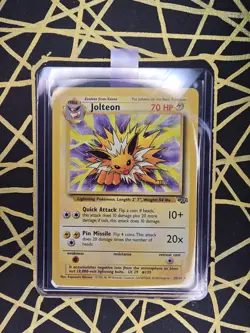 🔥 Jolteon 20/64 🔥 Original Jungle Set Non Holo Rare Pokemon Card WOTC 1999 - Image 1