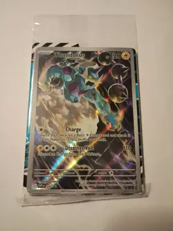 Pokemon Sealed Thundurus 209 Promo Black Star SV Scarlet Violet Promo Card Rare - Image 1