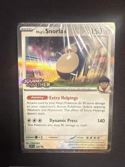SEALED Hop's Snorlax SVP184 Journey Together Prerelease Pokemon TCG 40-Card Deck - Image 1