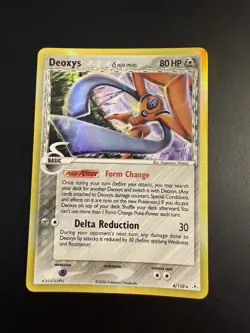 Pokemon TCG EX Holon Phantoms Deoxys Delta Species 4/110 - Holo Rare - Image 1