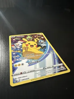 Pikachu SWSH020 SWSH: Sword & Shield Promo Card Holo Pokemon Trading Card Game - Image 3
