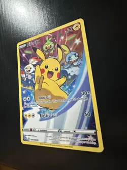 Pikachu SWSH020 SWSH: Sword & Shield Promo Card Holo Pokemon Trading Card Game - Image 4