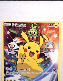 Pikachu SWSH020 SWSH: Sword & Shield Promo Cards Holo Pokemon TCG (LP) - Image 2