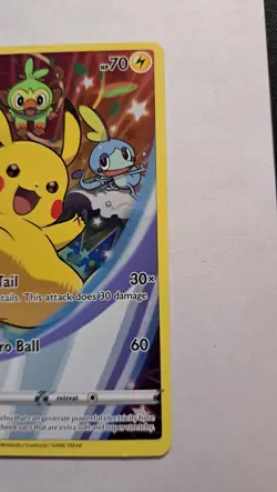 Pikachu SWSH020 SWSH: Sword & Shield Promo Cards Holo Pokemon TCG (LP) - Image 5