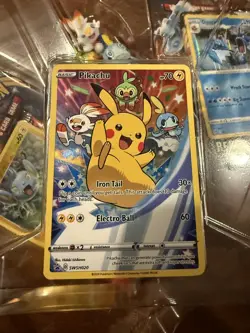 Pokemon TCG SWSH Blackstar Promo: Pikachu #SWSH020 Full Art NM/vlp - Image 1