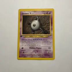 Unown [X] 30/105 Pokemon Neo Destiny 1st Edition Regular Played - Image 1