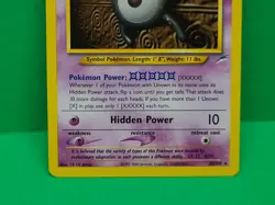 Pokemon 2002 Neo Destiny Unlimited UNOWN (X) 30/105 NM-MINT Condition - Image 4