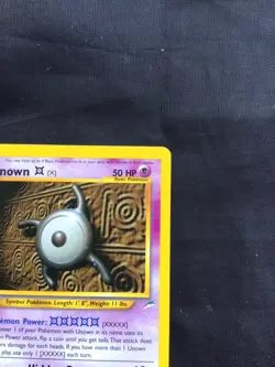 Pokemon Cards: Neo Destiny Rare: Unown X 30/105 - Image 3