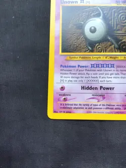 Pokemon Cards: Neo Destiny Rare: Unown X 30/105 - Image 5