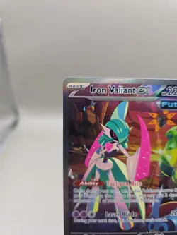 Pokemon Iron Valiant ex Paradox Rift Holo Full Art Card - Image 2