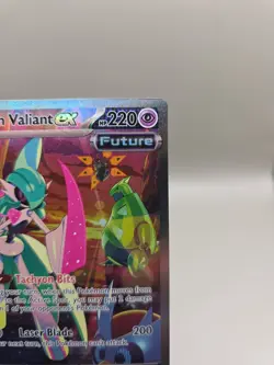 Pokemon Iron Valiant ex Paradox Rift Holo Full Art Card - Image 3
