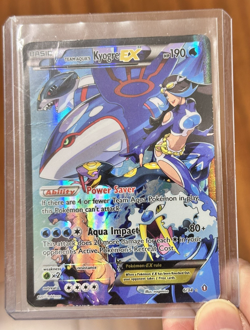 Pokemon TCG Team Aqua's Kyogre-EX Double Crisis Holo Card 6/34 - Image 1