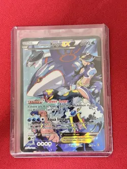 Pokemon TCG Team Aqua's Kyogre-EX Double Crisis Holo Card 6/34 - Image 4