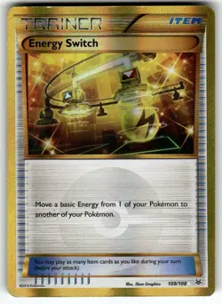 Energy Switch 109/108 XY - Roaring Skies MP- Pokemon Card TCG - Image 1