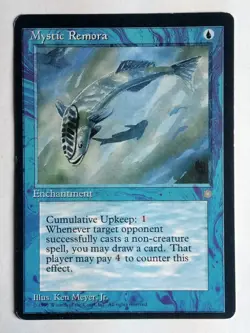 Mystic Remora Ice Age LP x1 MTG Magic the Gathering Card - Image 1