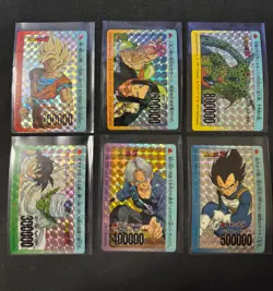 DragonBall Z PP Card PART 18 6 CARD PRISM SET - US SELLER - Image 1