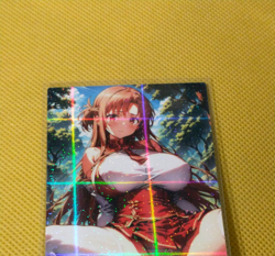 YUUKI ASUNA Sword Art Online Goddess Anime Waifu Girl Treasure Holo Card - Image 1