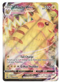 2023 Pokemon SWSH Black Star Promo Pikachu VMAX (Jumbo Card) #SWSH286 - Image 1