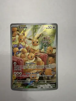 Pokemon Eevee Holo TCG Card Sv06 Twilight Masquerade 188/167 LP Condition - Image 1