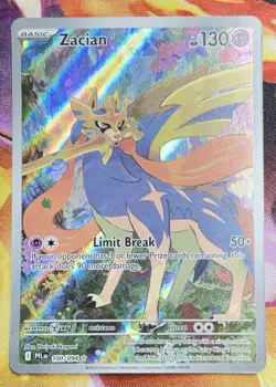 Zacian 100/94 Phantasmal Flames Illustration Rare Holo Pokemon Card^ - Image 1