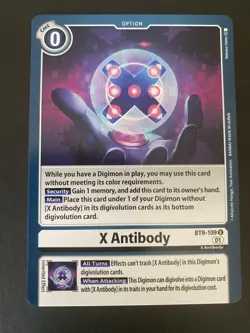X Antibody Digimon Card Game X Record BT9-109 U NM - Image 1