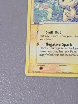 Minun 41/107 Uncommon Non Holo Deoxys Pokemon Card - VLP - Image 4