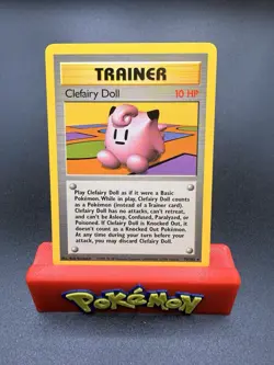 Clefairy Doll 70/102 Base Set - Rare Pokemon Card - NM/Mint W/ Toploader Sleeve - Image 1