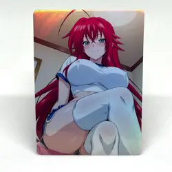 High School DxD Rias Gremory Goddess Anime Waifu ACG Foil Card - Image 1