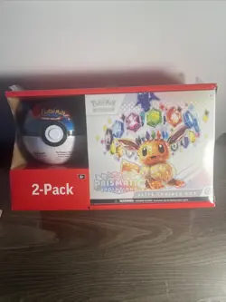 POKEMON ELITE TRAINER BOX SCARLET & VIOLET PRISMATIC EVOLUTIONS SAMS CLUB BUNDLE - Image 1