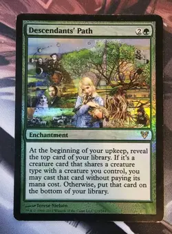 Descendants' Path Foil - Avacyn Restored Magic The Gathering - Image 1