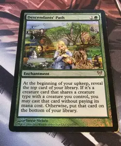 Descendants' Path Foil - Avacyn Restored Magic The Gathering - Image 2