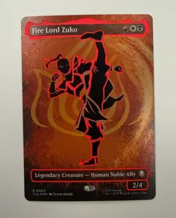 Neon Ink Fire Lord Zuko FOIL Magic Gathering Avatar Last Airbender 0360 MINT MTG - Image 1