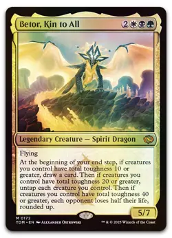 Betor, Kin to All #172 (Foil) (NM) Tarkir Dragonstorm TDM Magic MTG - Image 1