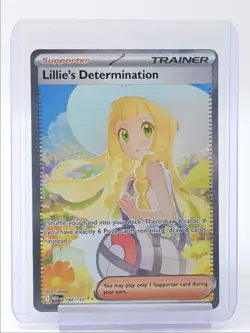LILLIE'S DETERMINATION 2025 POKEMON MEGA SPECIAL ILLUSTRATION 184/132 Q3668 - Image 1