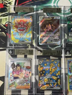 Pokemon TCG All SAR BGS Beckett 15x Graded Card Lot - Image 2