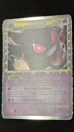 2010 Pokemon HG & SS Gengar (Prime) 94/102 Triumphant Holo NM - Image 2