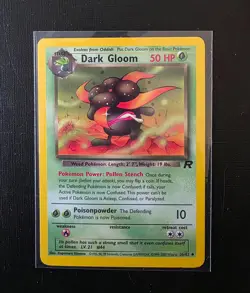 Pokemon Dark Gloom 36/82 Team Rocket Vintage WOTC Uncommon LP - Image 1