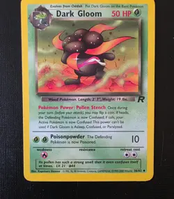 Pokemon Dark Gloom 36/82 Team Rocket Vintage WOTC Uncommon LP - Image 4