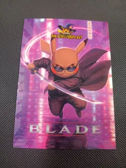 Blade (Pikachu) #6 - Window Holo - Electric Pikachu Cosplay - Pokemon - Image 1