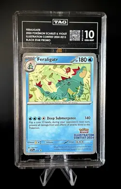 Pokemon Feraligatr - 213 (Illustration Contest 2024) 213 Promo TAG 10! - Image 1