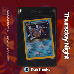 2000 POKEMON TEAM ROCKET 1ST EDITION #8/82 DARK GYARADOS HOLO - Image 1