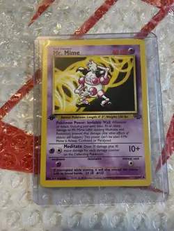 Pokemon Mr. Mime 1999 Jungle 1st Edition 22/64 Near Mint - Image 1