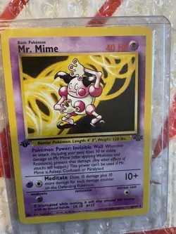Pokemon Mr. Mime 1999 Jungle 1st Edition 22/64 Near Mint - Image 2