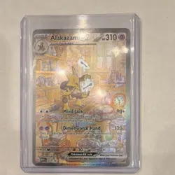 Pokemon Alakazam ex 201/165 Sv: Scarlet & Violet 151 Special Illustration Rare . - Image 1
