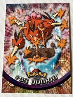 2000 Pokemon DODRIO #85 [Non-Holo] Topps Blue Logo 1st Ed TV Animation NM-MT 😎 - Image 1