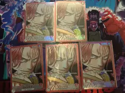 One Piece - Shanks L op09-001 Leader Alternate Art Japanese Version Lot*5 LI35 - Image 1